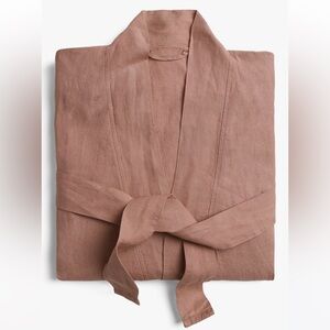 Parachute Linen Robe Mauve/Pink Large